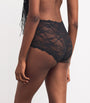 Stretch-Lace Boyshorts SOOT