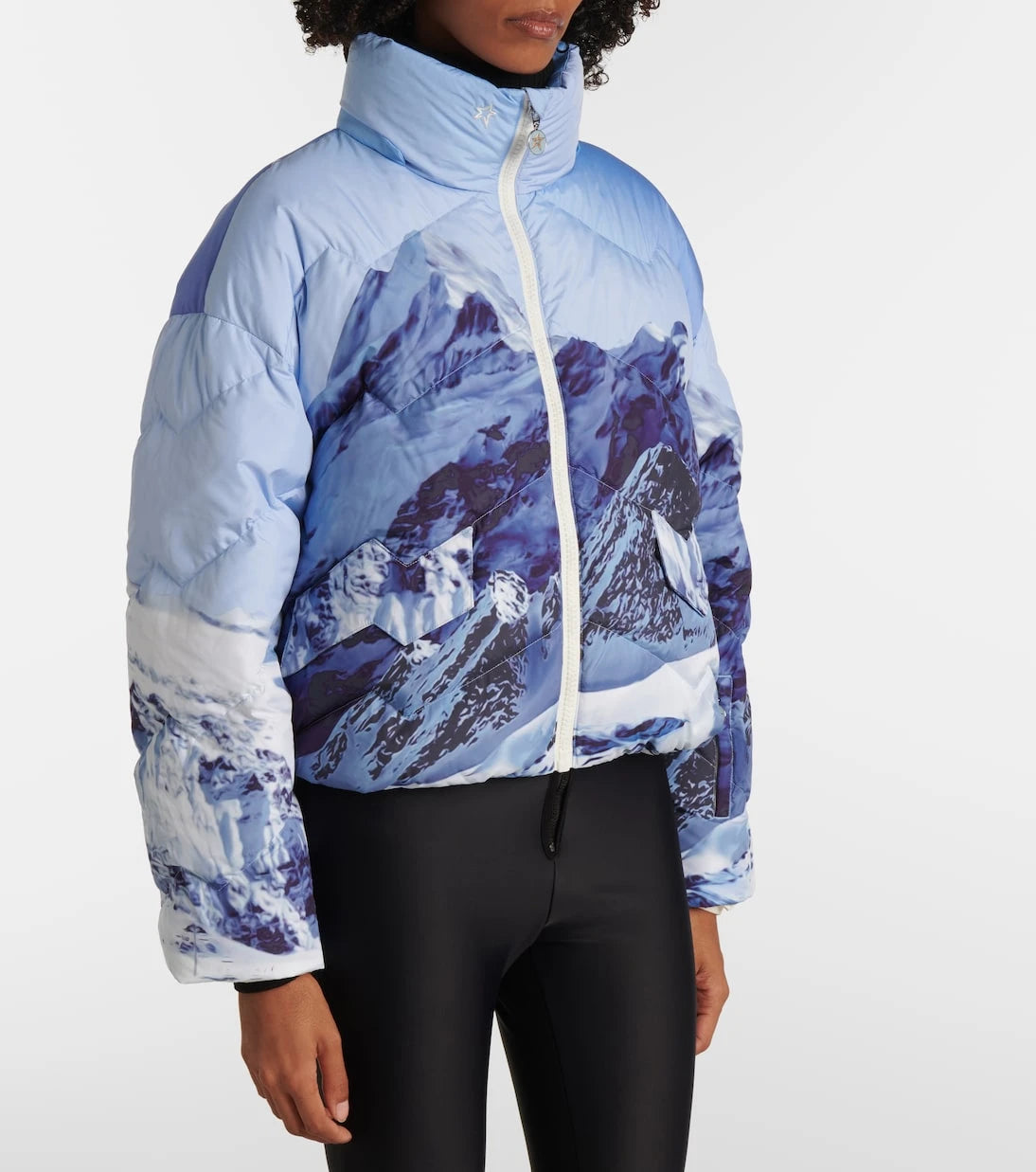 Perfect Moment - Mountain printed down jacket