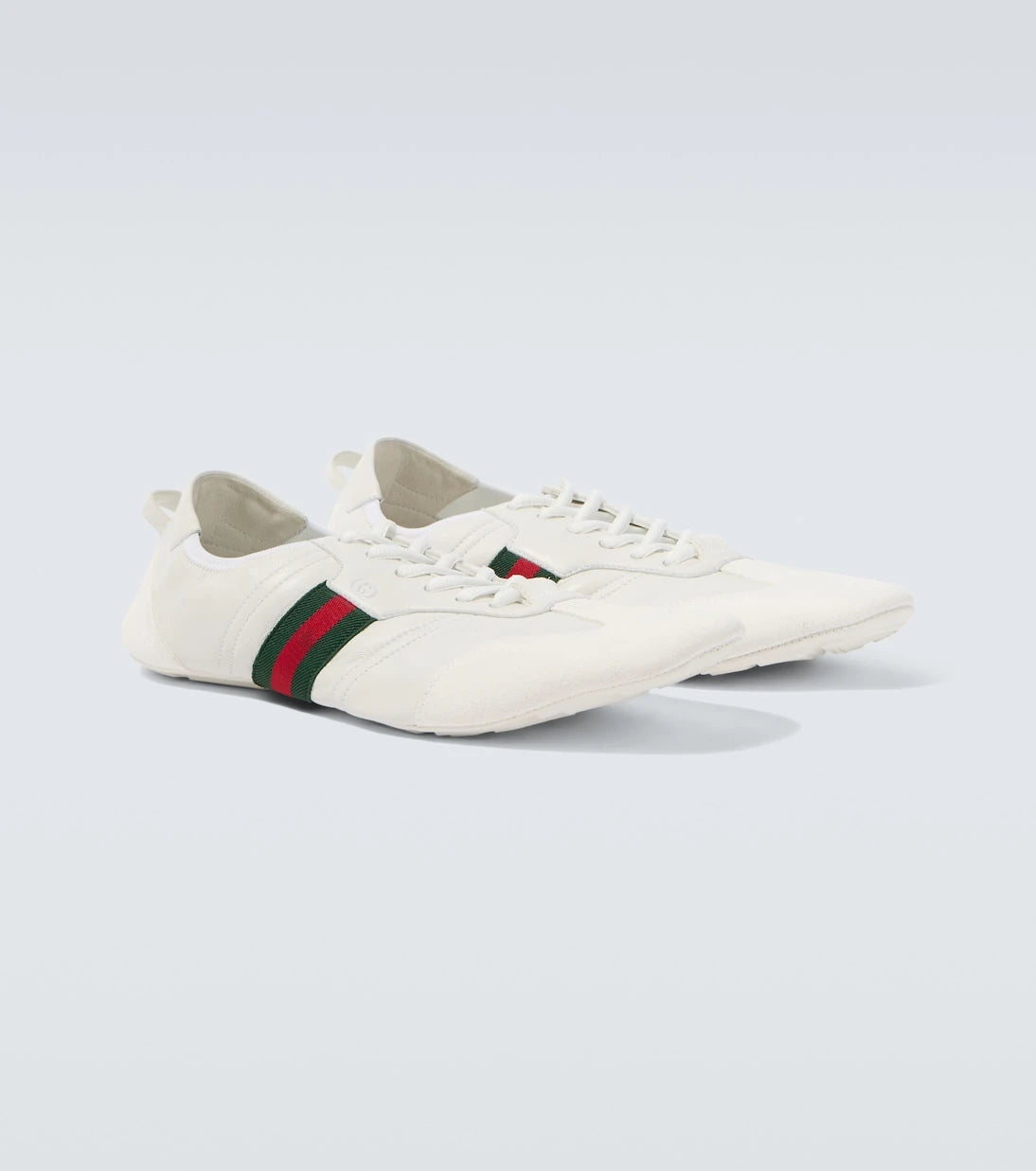 Gucci - Flex leather and suede sneakers