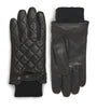 Barbour Quilted Leather Gloves