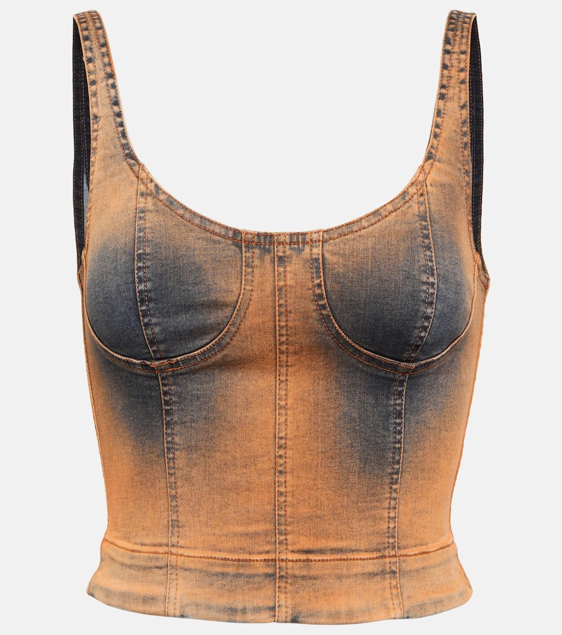 KNWLS - Harley denim kısa üst