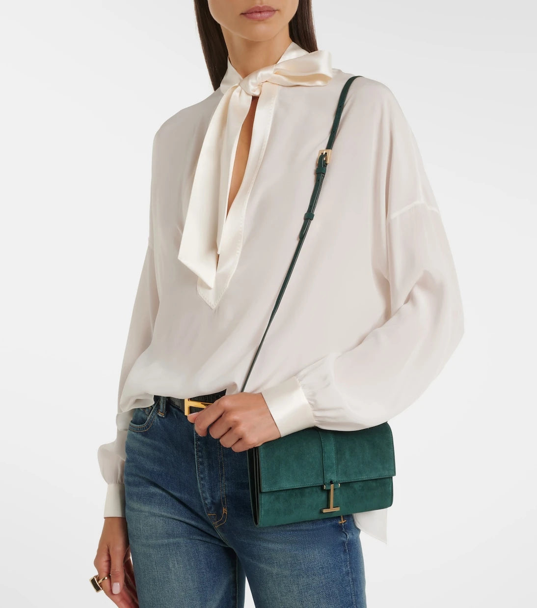 Tom Ford - Kara Mini suede crossbody bag