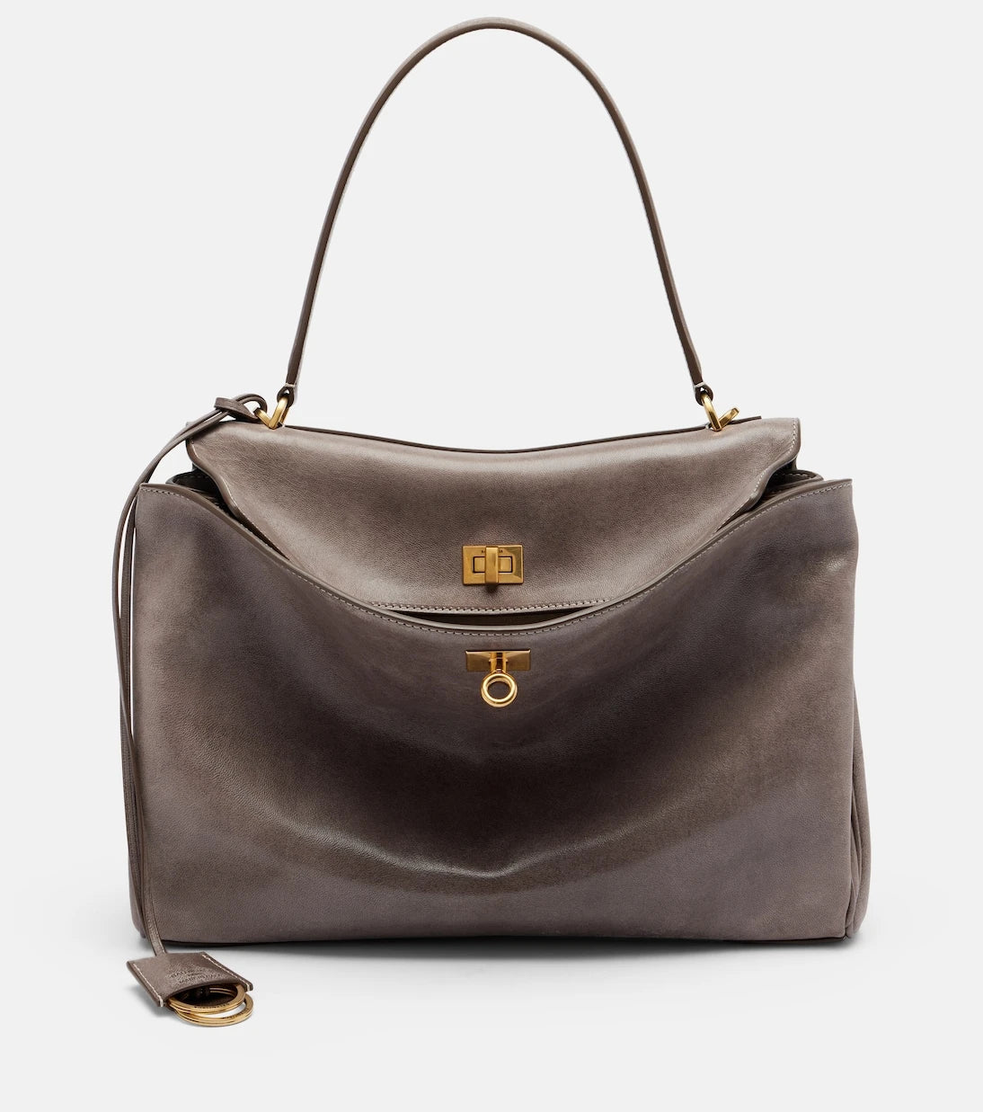 Balenciaga - Rodeo Medium leather top-handle bag
