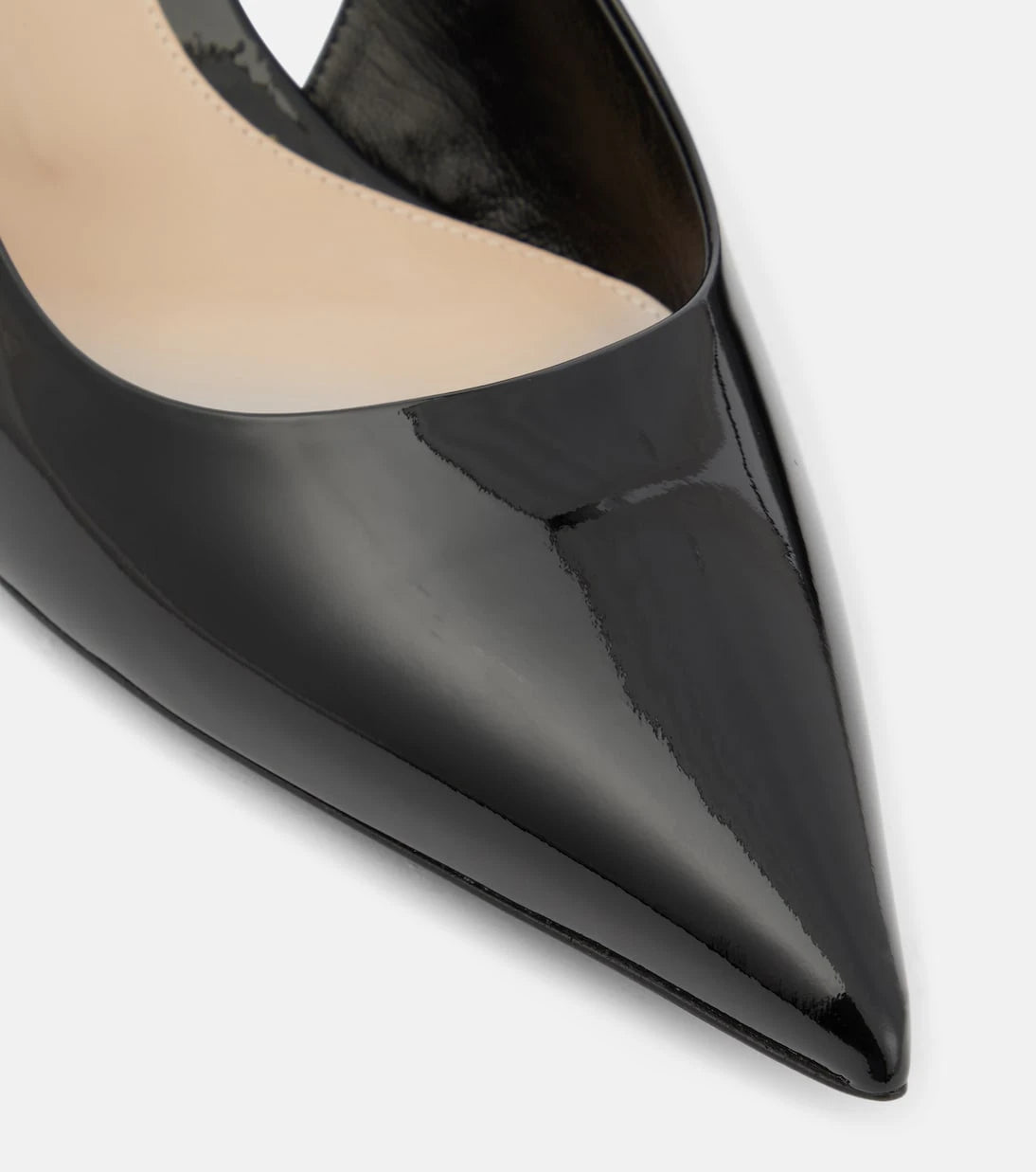 Gucci - Gucci Signoria patent leather slingback pumps
