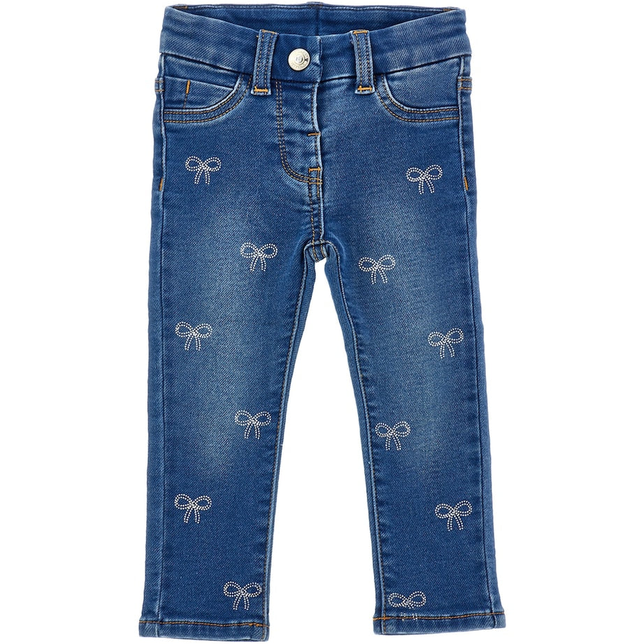 Embellished Bow-Detail Jeans (6-36 Months)