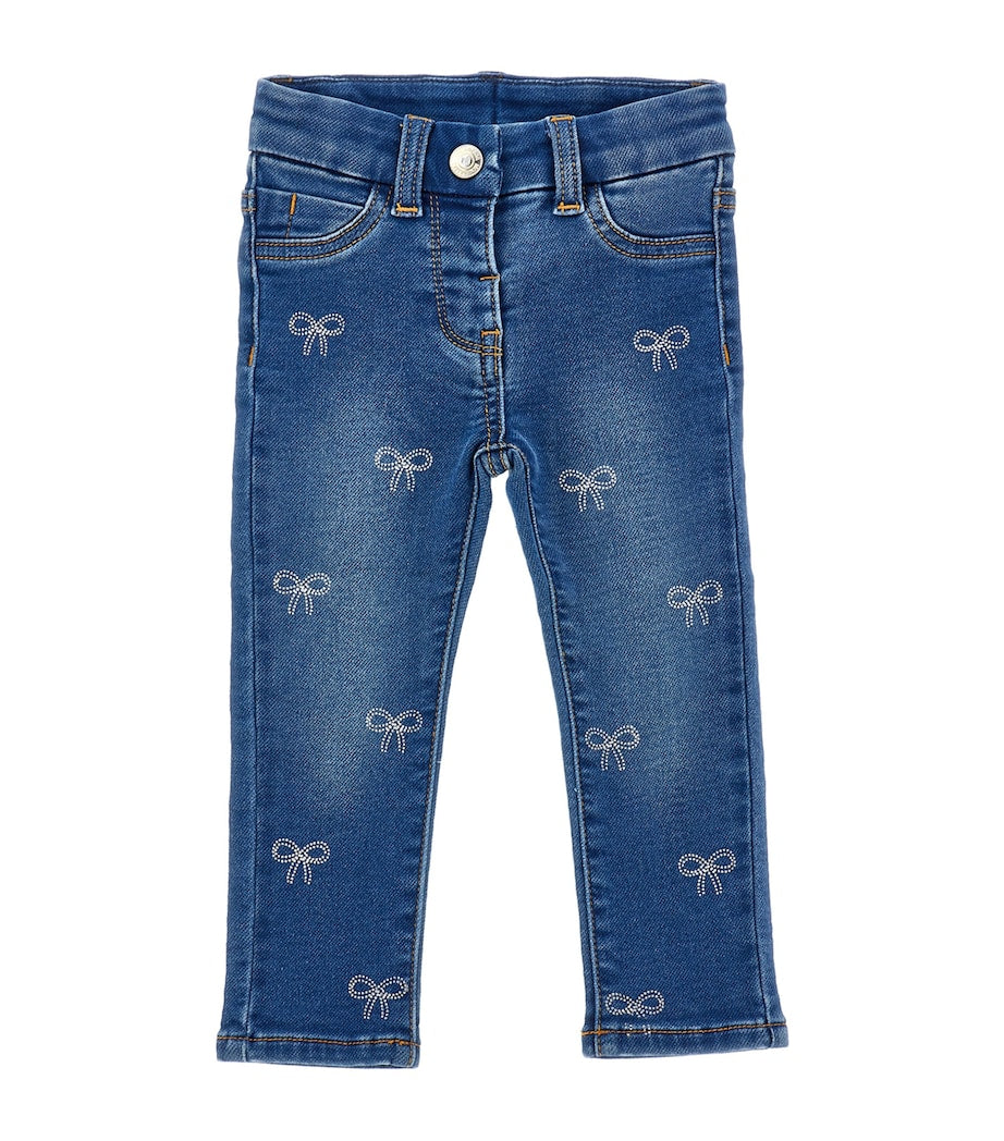 Embellished Bow-Detail Jeans (6-36 Months)