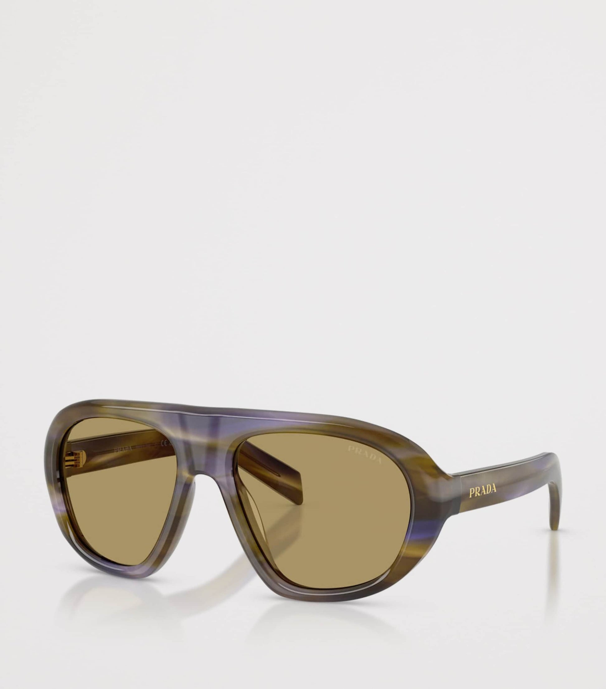 Brown Acetate Oversized Sunglasses