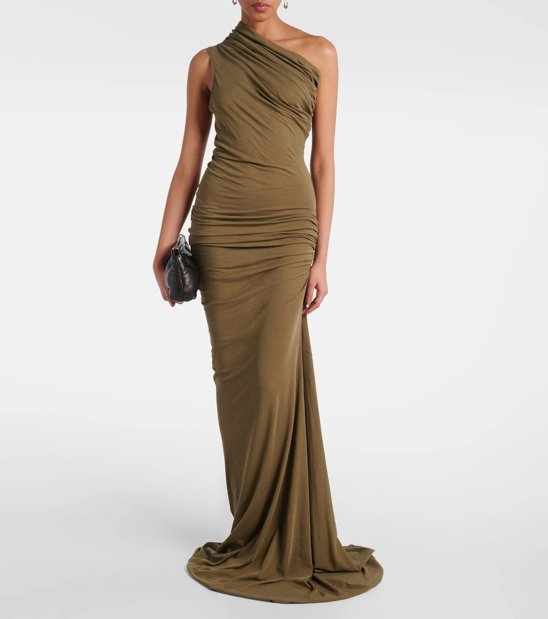 Entire Studios - Draped one-shoulder maxi dress