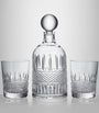 Crystal Mastercraft Irish Lace Decanter Set
