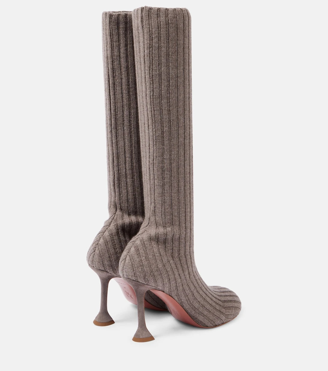 Amina Muaddi - Veneda 95 knee-high sock boots