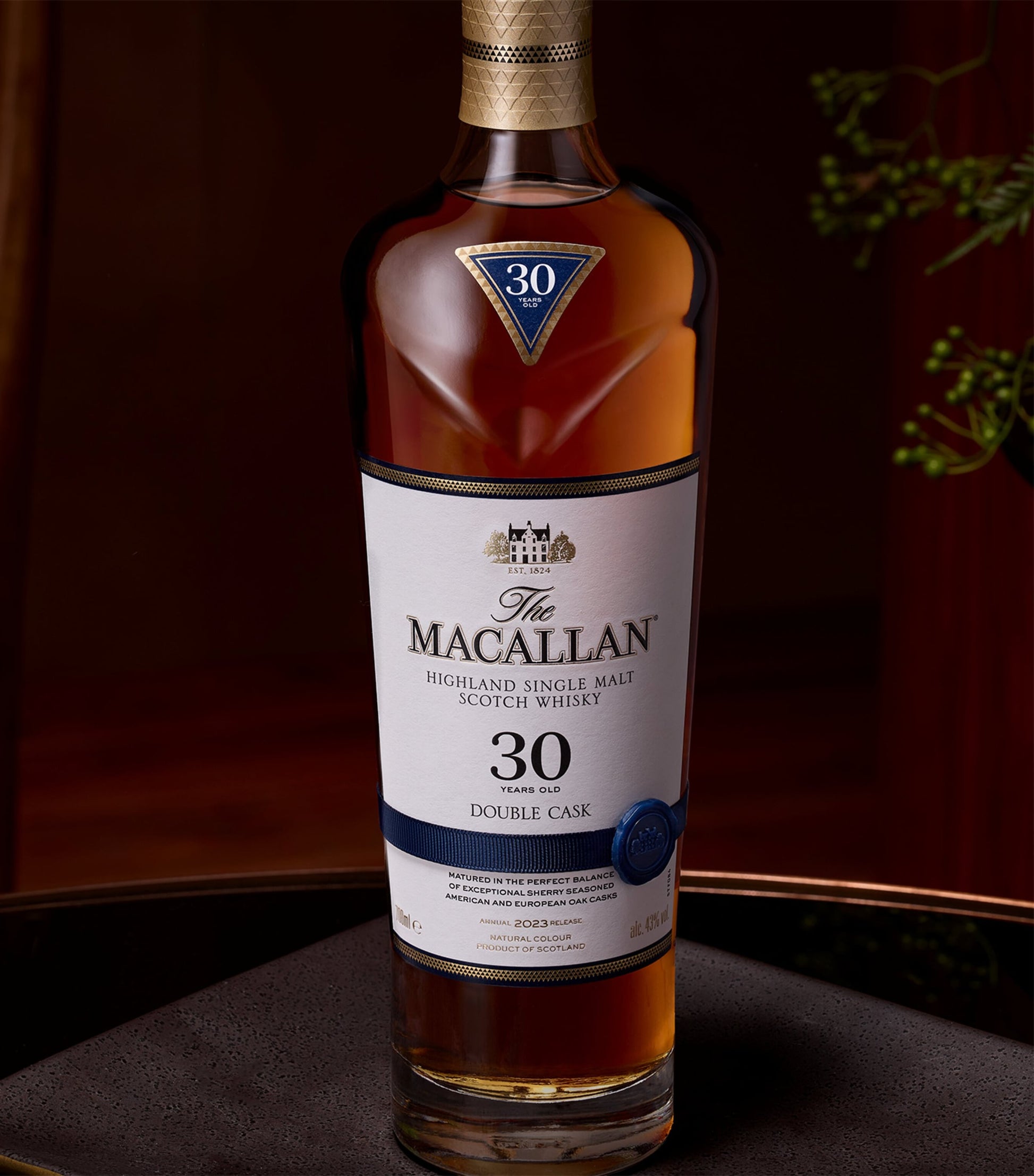 The Macallan Double Cask 30-Year-Old Single Malt Scotch Whisky (70cl)