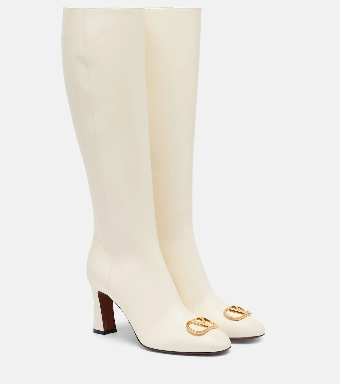 Valentino Garavani - VLogo 80 leather knee-high boots
