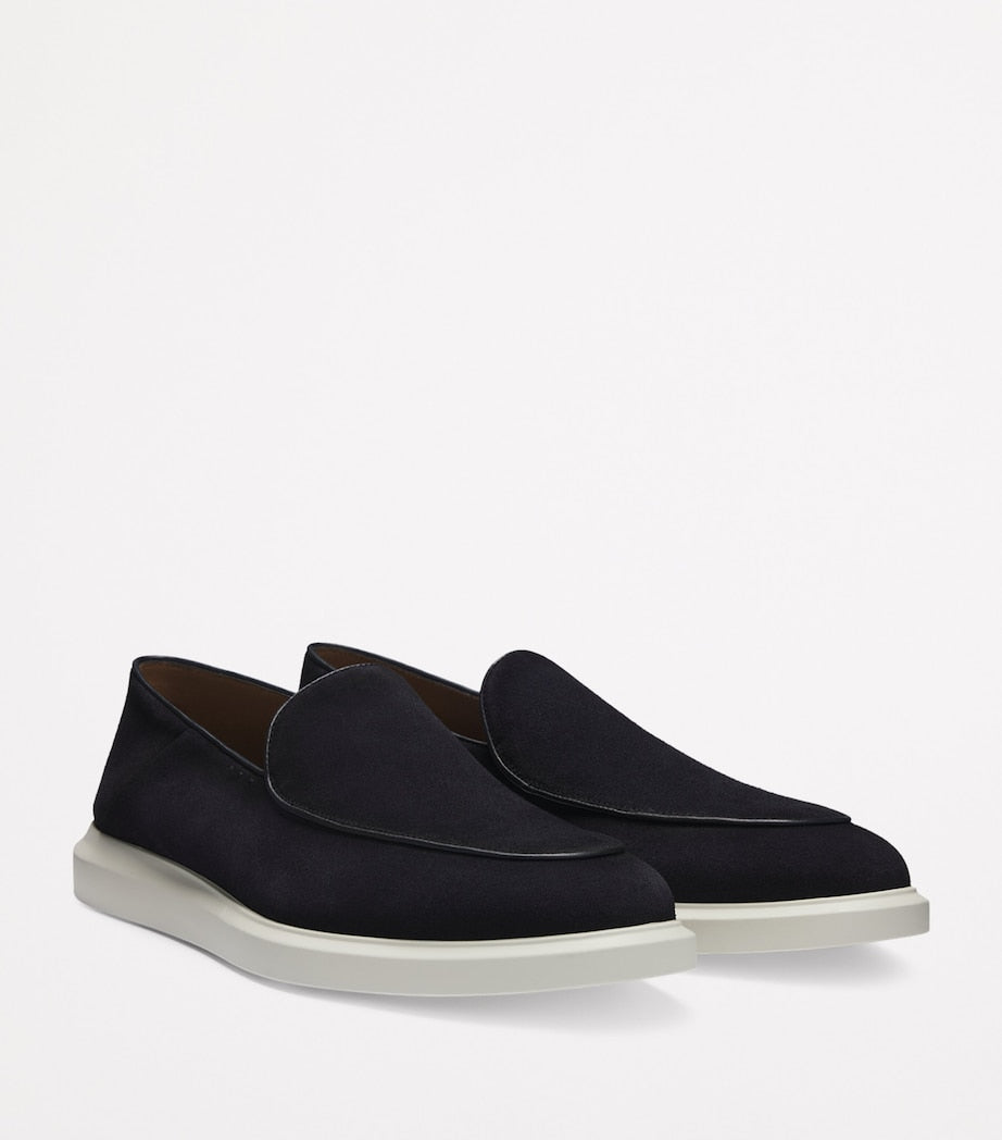 Suede Loafers