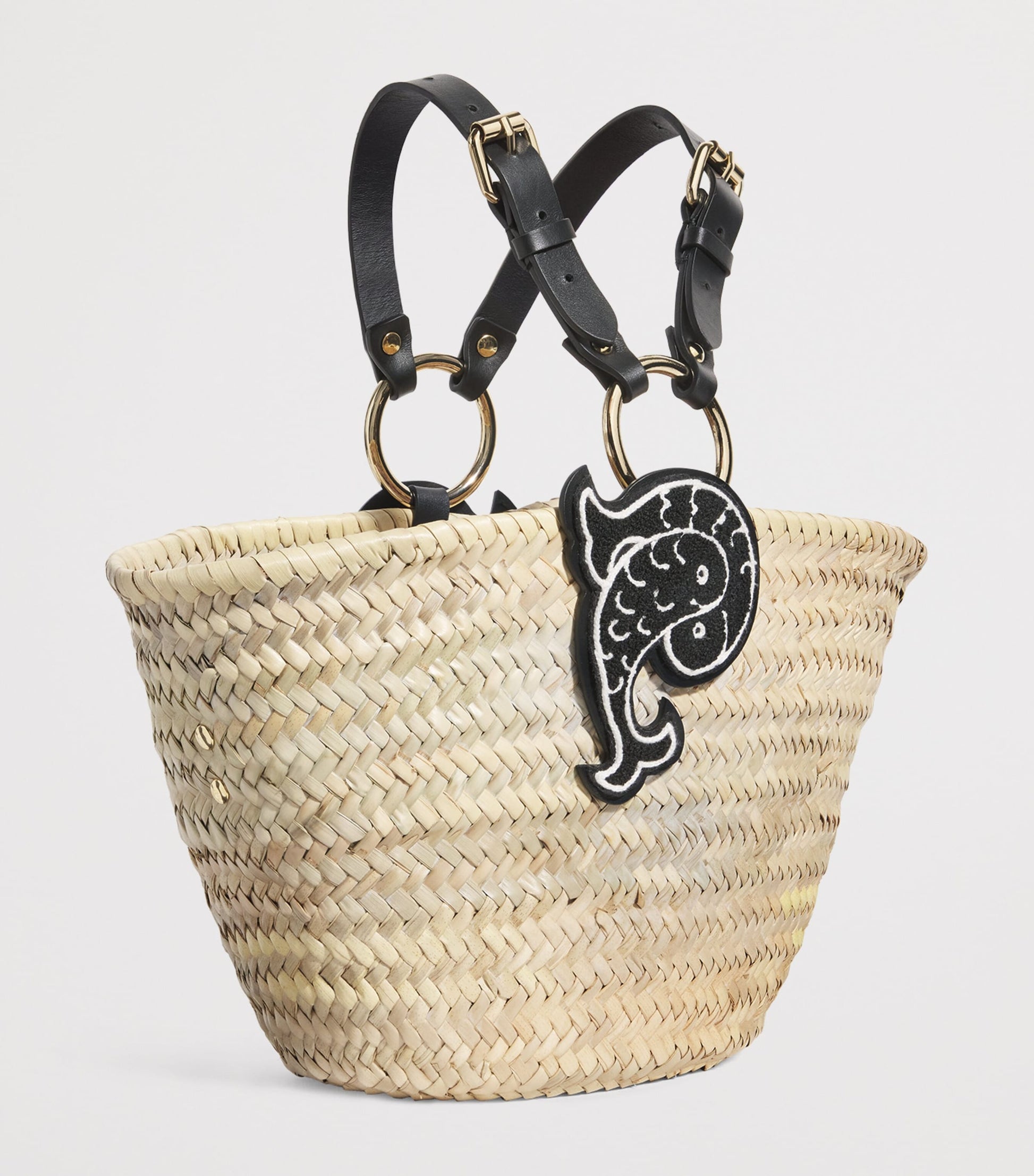 Multi Straw Pesci Basket Bag