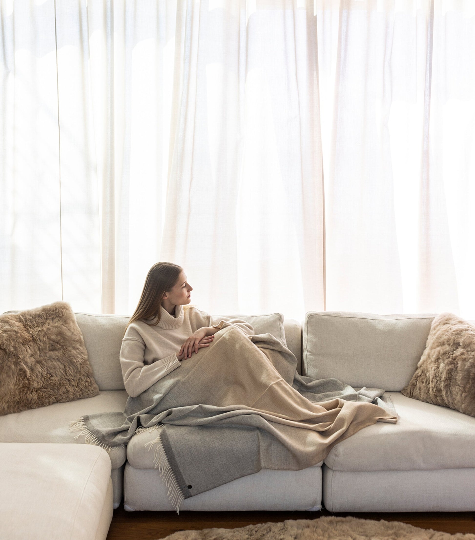 Plaid Merima Throw (180cm x 130cm)