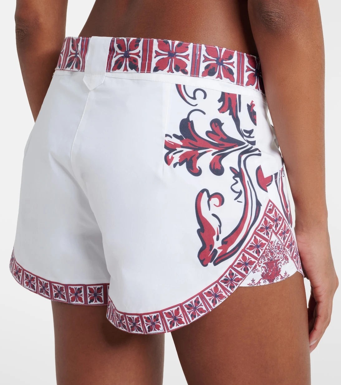 Bananhot - Lavanda printed cotton shorts