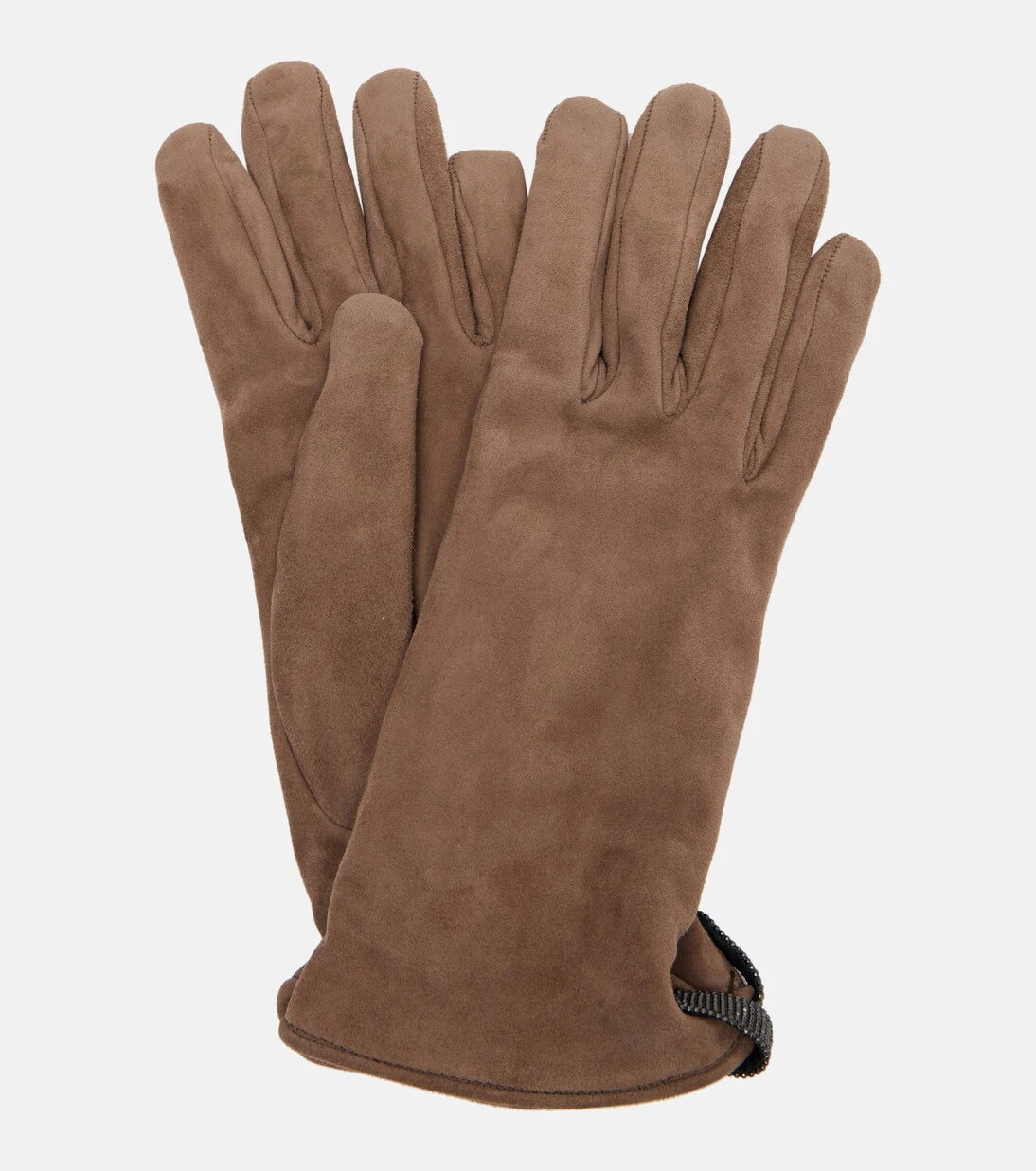Brunello Cucinelli - Monili suede gloves