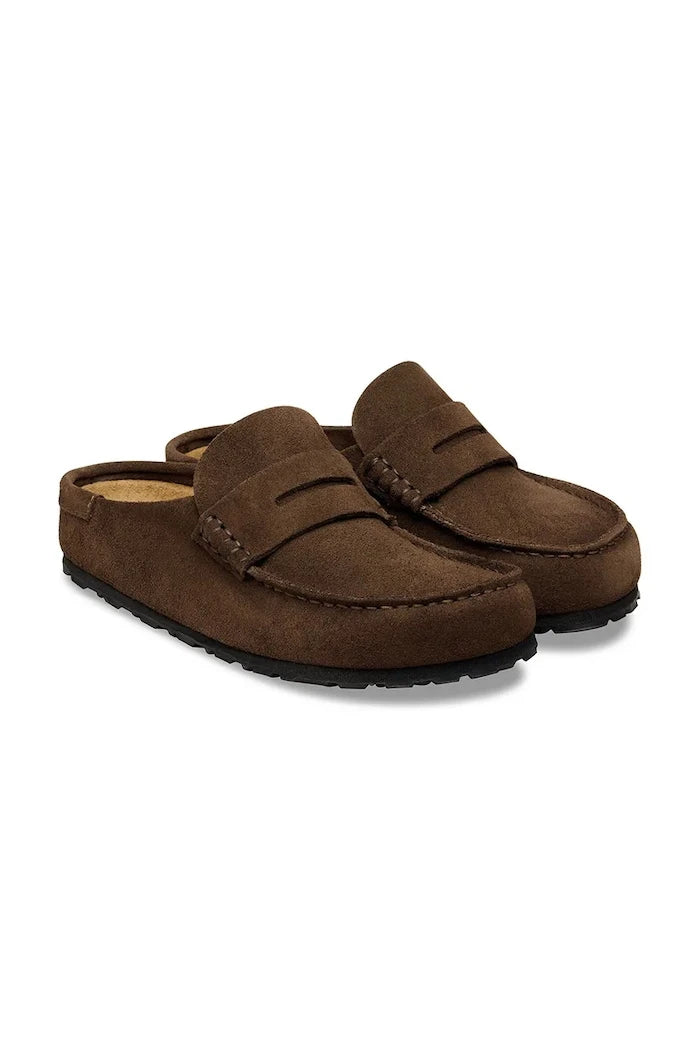 Birkenstock чехли от велур Naples