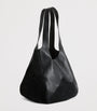 Chloé Black Panelled Calfskin Balloon Tote Bag