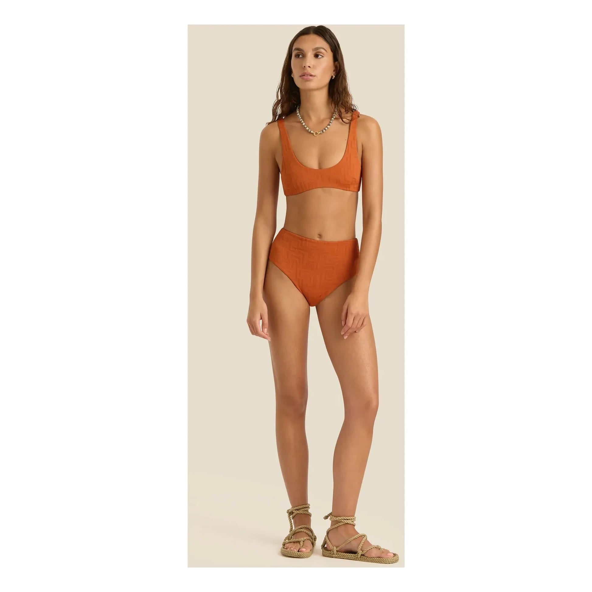 Soleil Soleil - June swimsuit bottom | Terracotta
