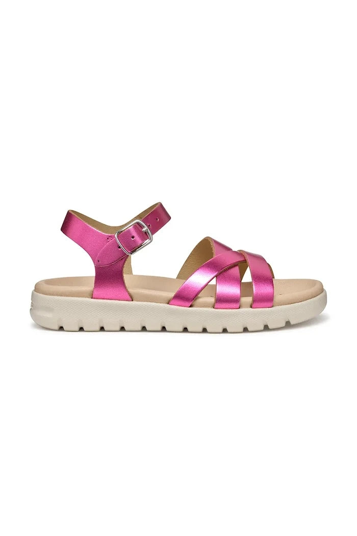 Детски сандали от кожа Geox SANDAL SOLEIMA