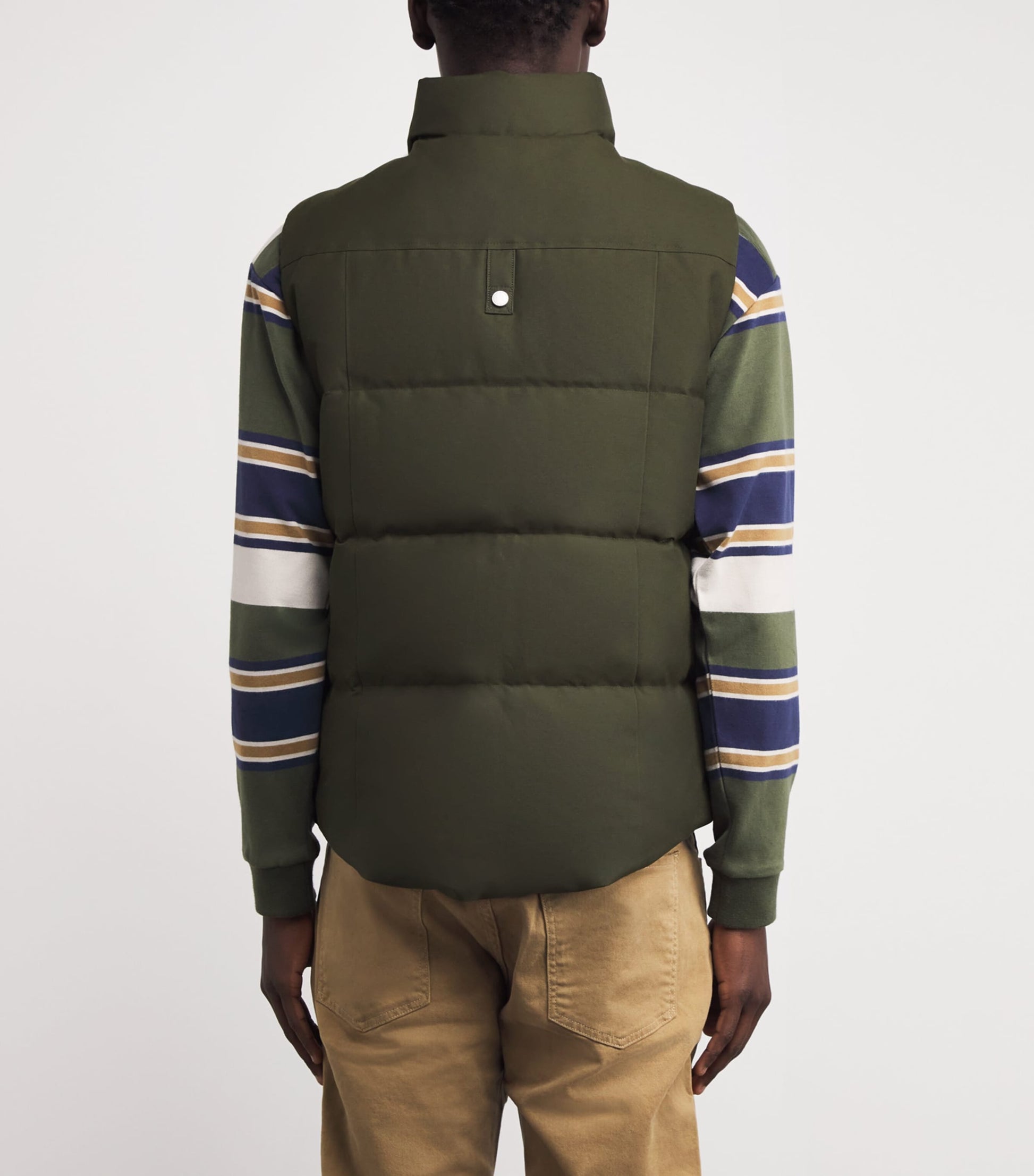 Green Cotton-Blend Down Westmount Gilet