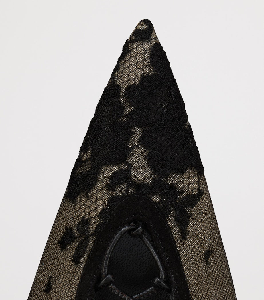 Red Km Lace Booties 100