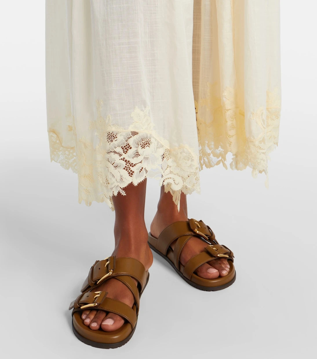 Zimmermann - Orla leather sandals