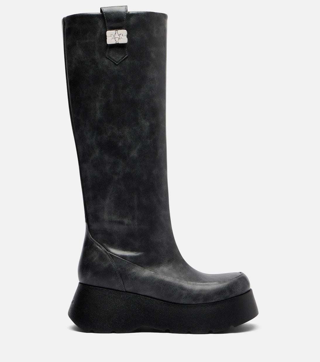 Ganni - Kat platform knee-high boots