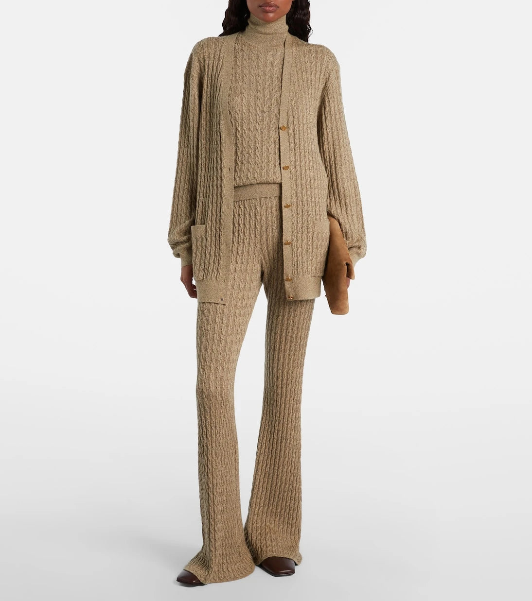 Loro Piana - سترة كارديجان Bihar بنمط الكابل