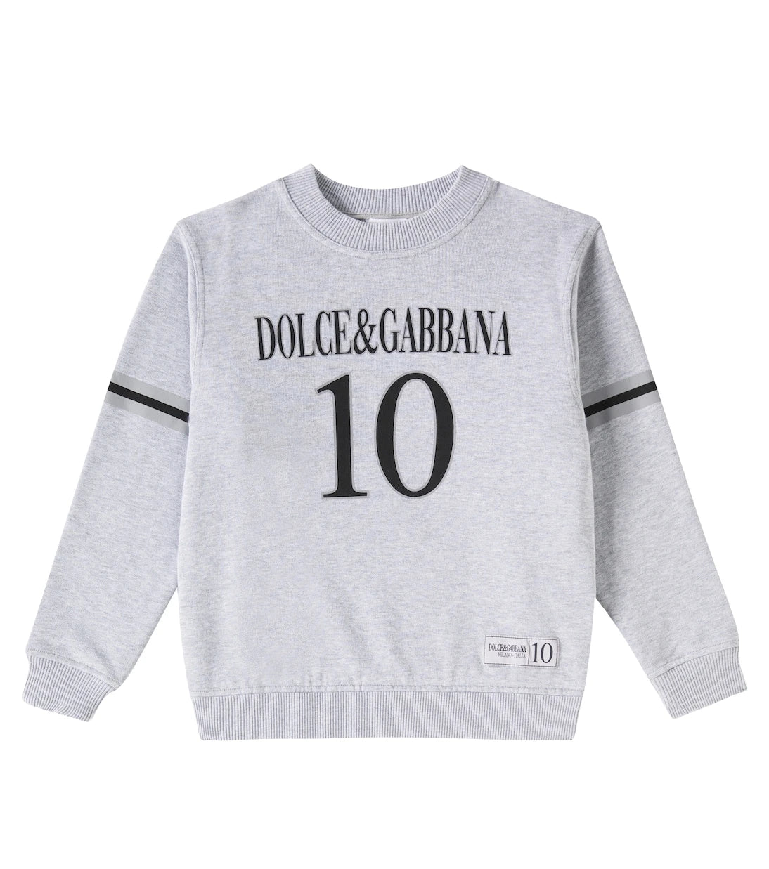 Dolce&Gabbana Kids - Printed cotton jersey sweatshirt