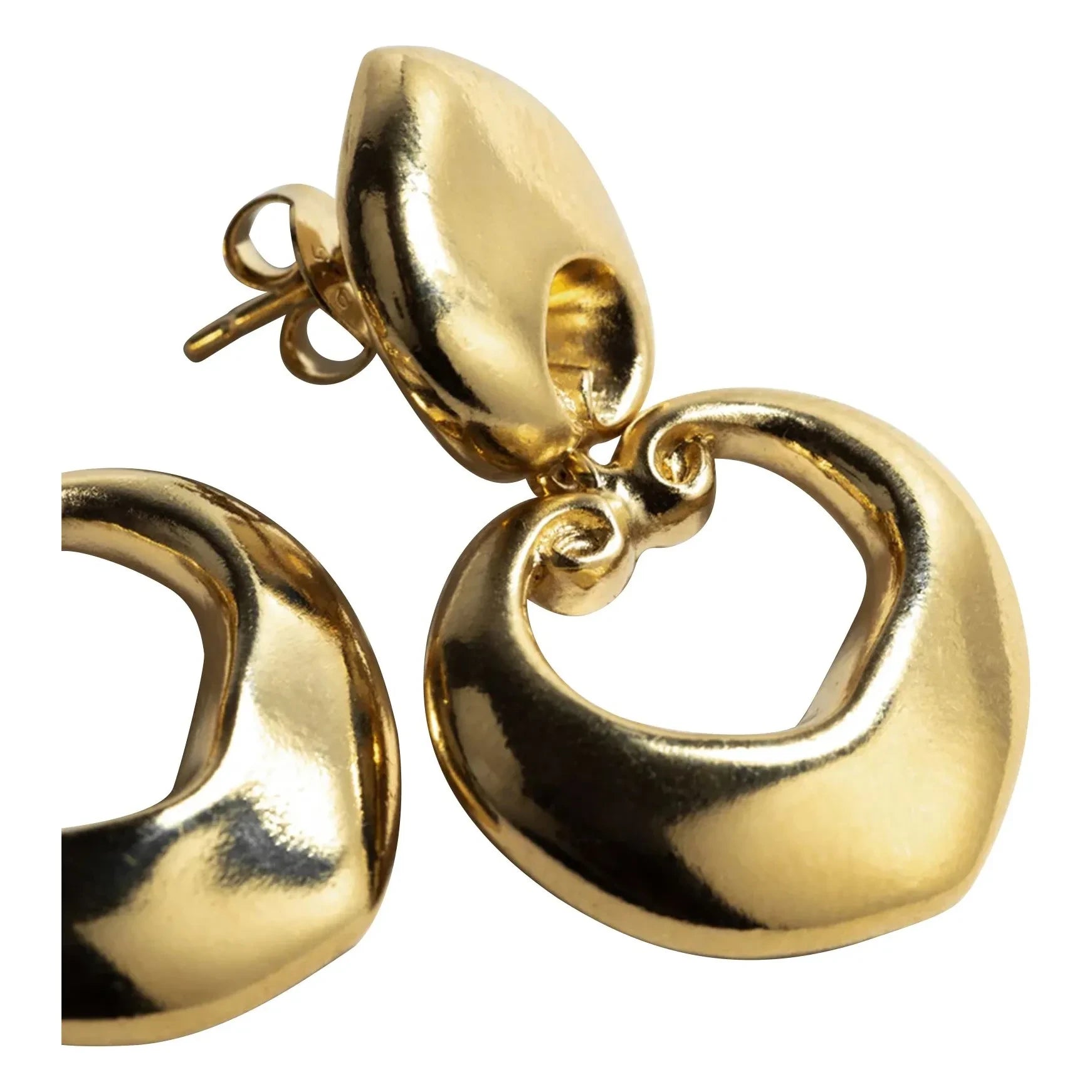 Louise Damas - Les Volutes Earrings | Gold
