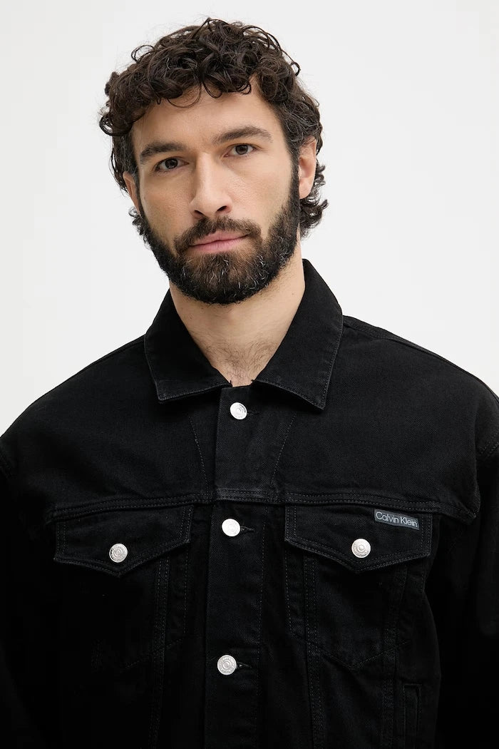 Calvin Klein Jeans erkek denim geçiş ceketi