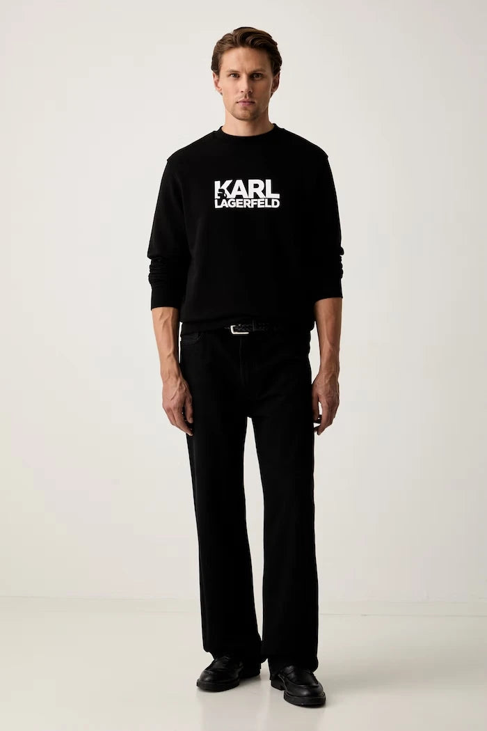 Karl Lagerfeld erkek pamuklu sweatshirt