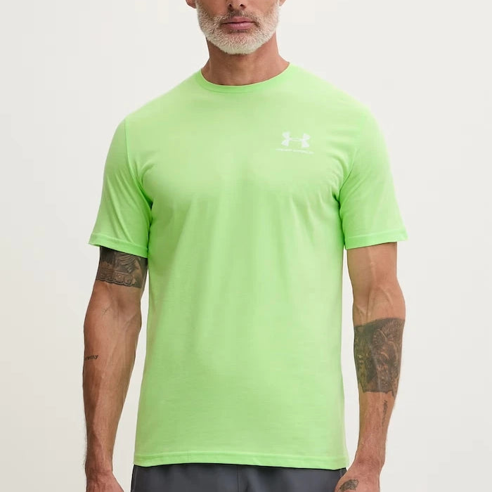 Under Armour erkek pamuklu antrenman tişörtü SPORTSTYLE LEFT CHEST