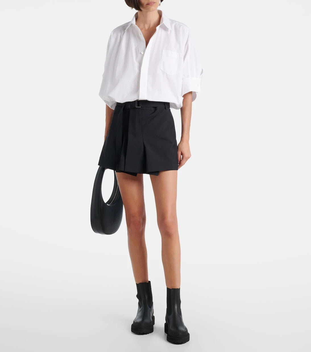 Sacai - Poplin minidress