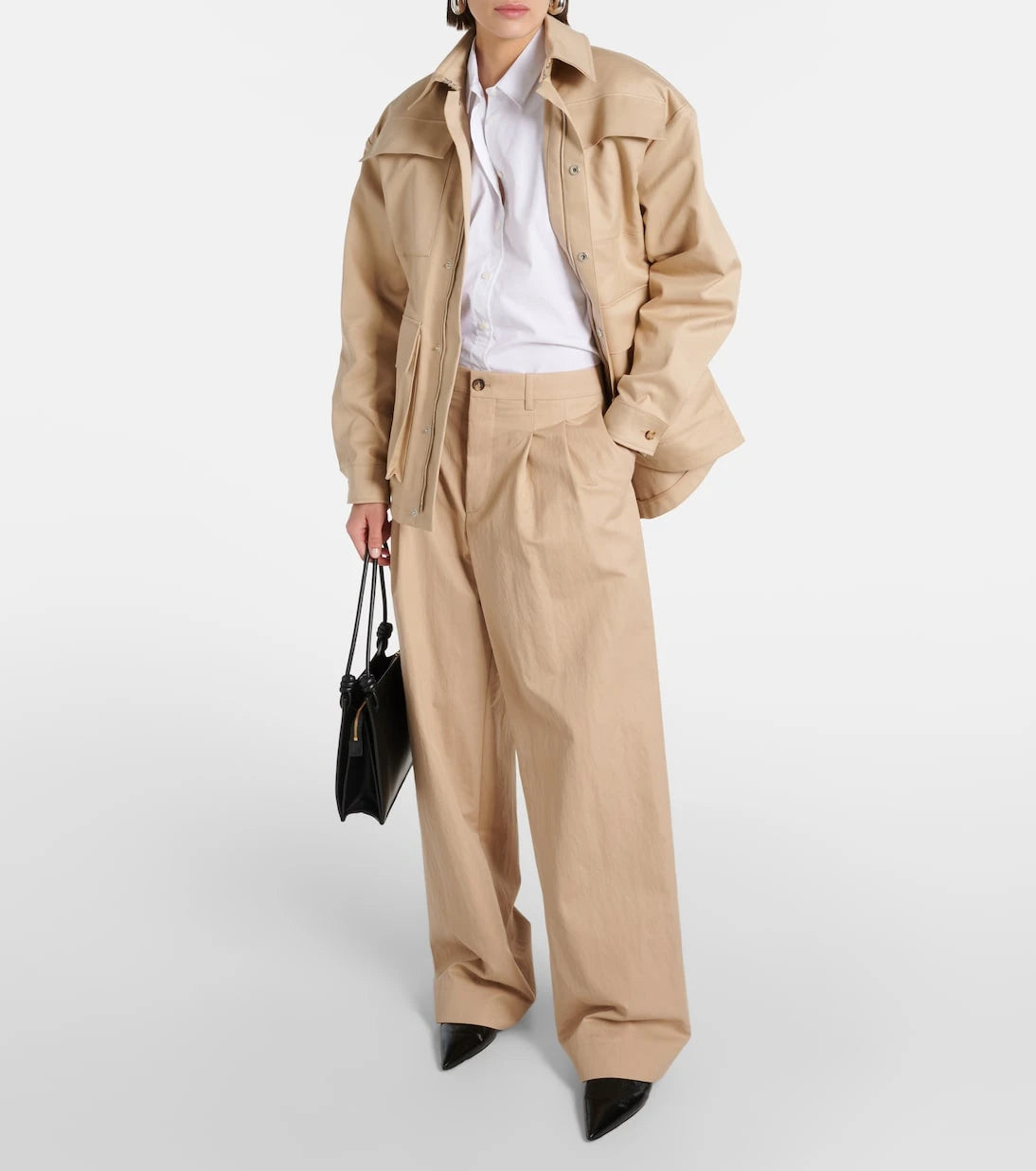 Wardrobe.NYC - Drill Chino cotton-blend wide-leg pants