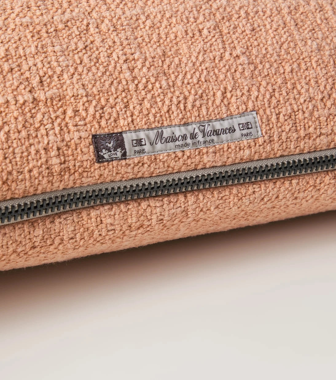 Maison de Vacances - Cotton-blend canvas cushion
