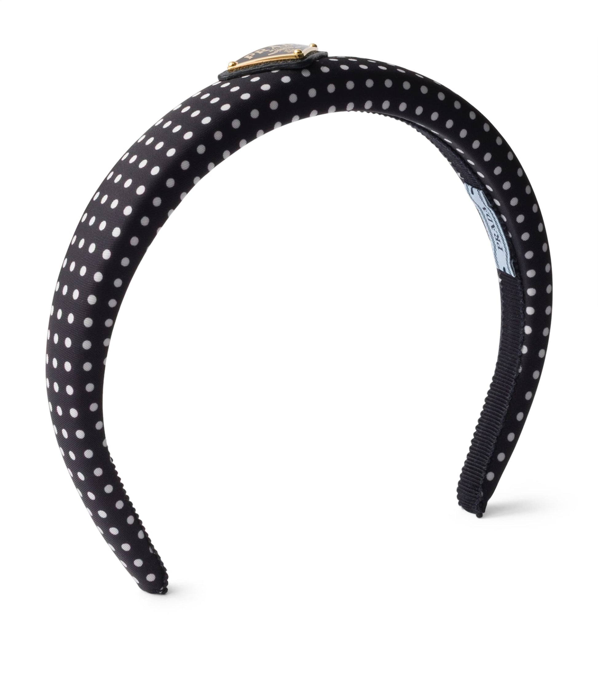 Blue Re-Nylon Polka-Dot Headband