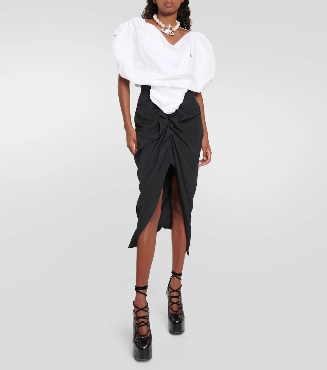 Vivienne Westwood - Heart cotton crop top