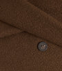 Wool-Blend Double-Breasted Coat BROWN