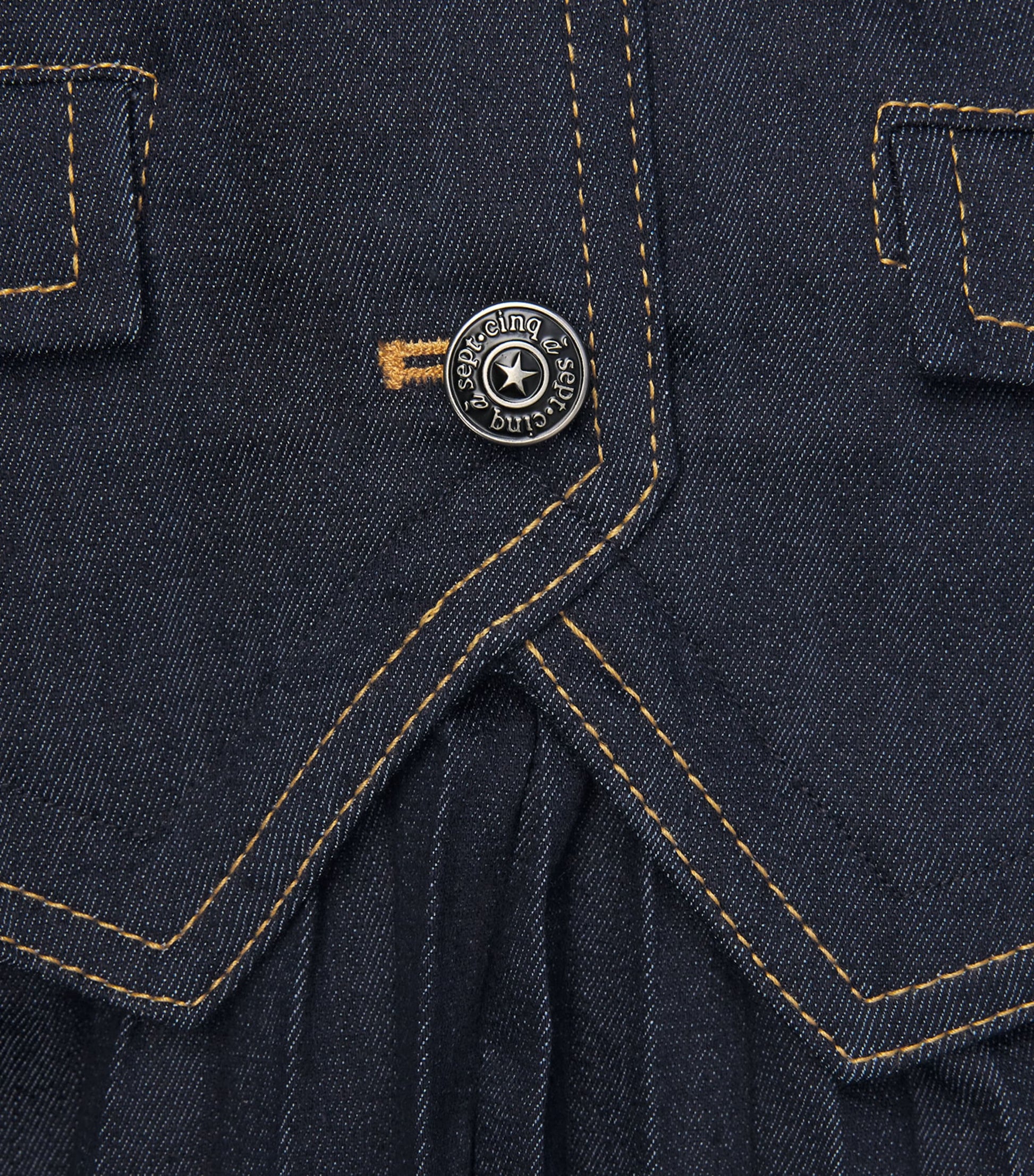 Denim Esther Midi Dress INDIGO