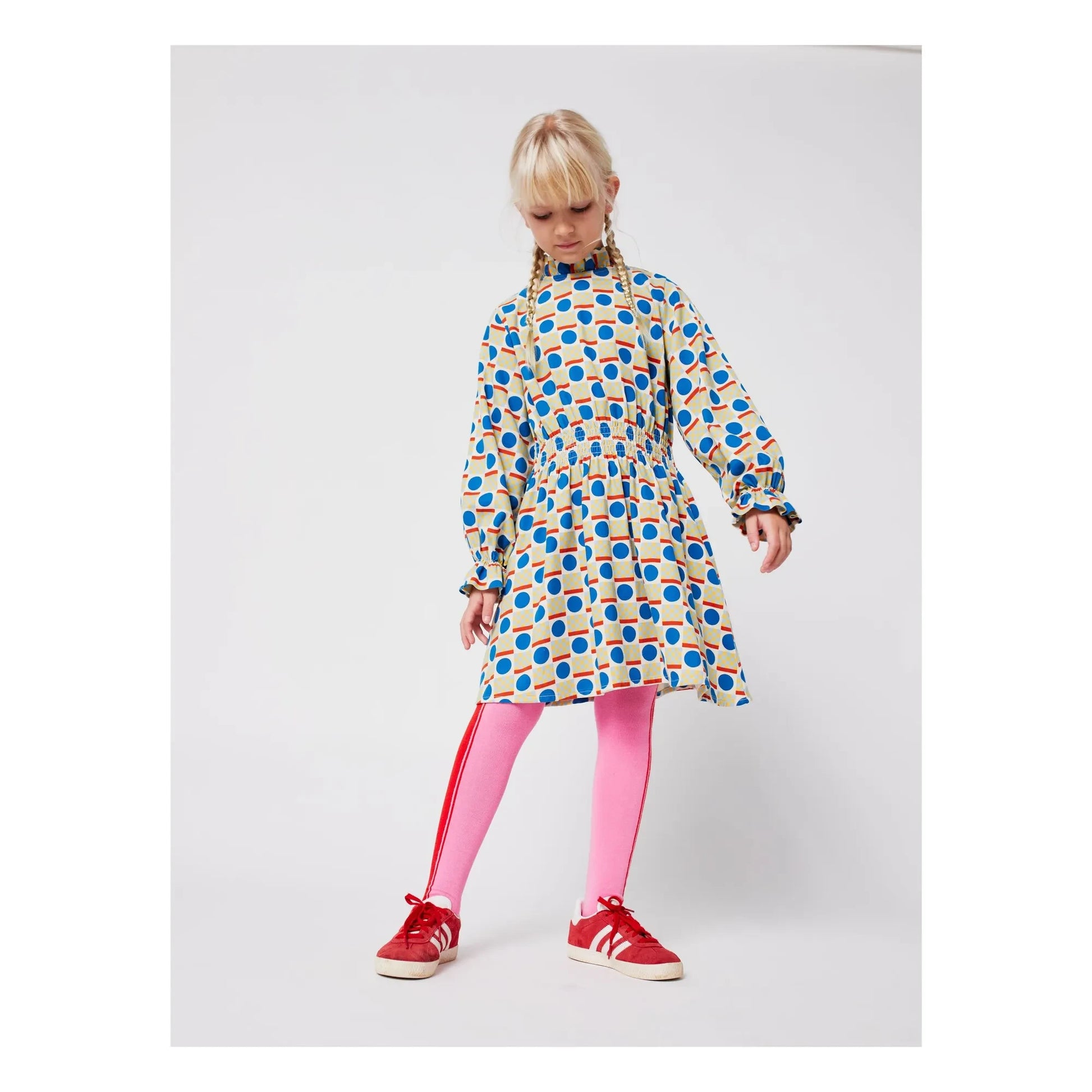 Bobo Choses - Geometric dress | Ecru