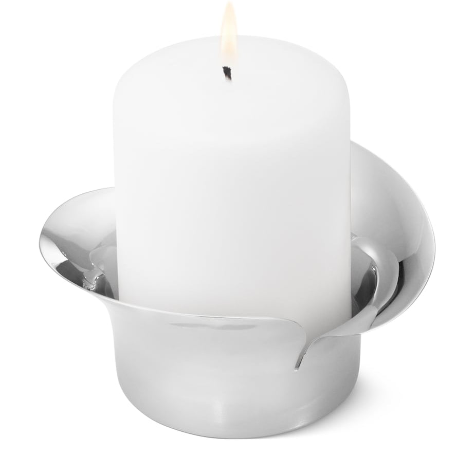 Georg Jensen Bloom Pillar Candle Holder