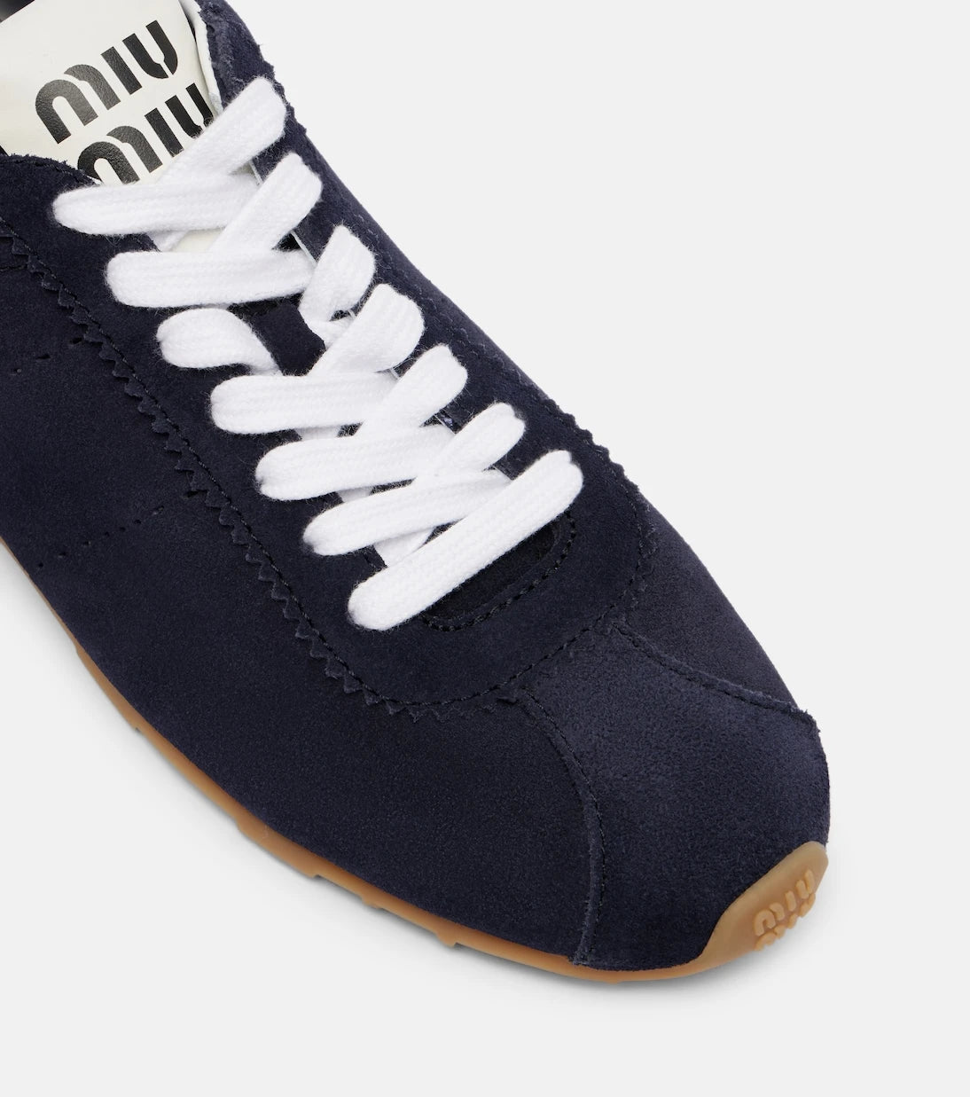 Miu Miu - Plume suede sneakers