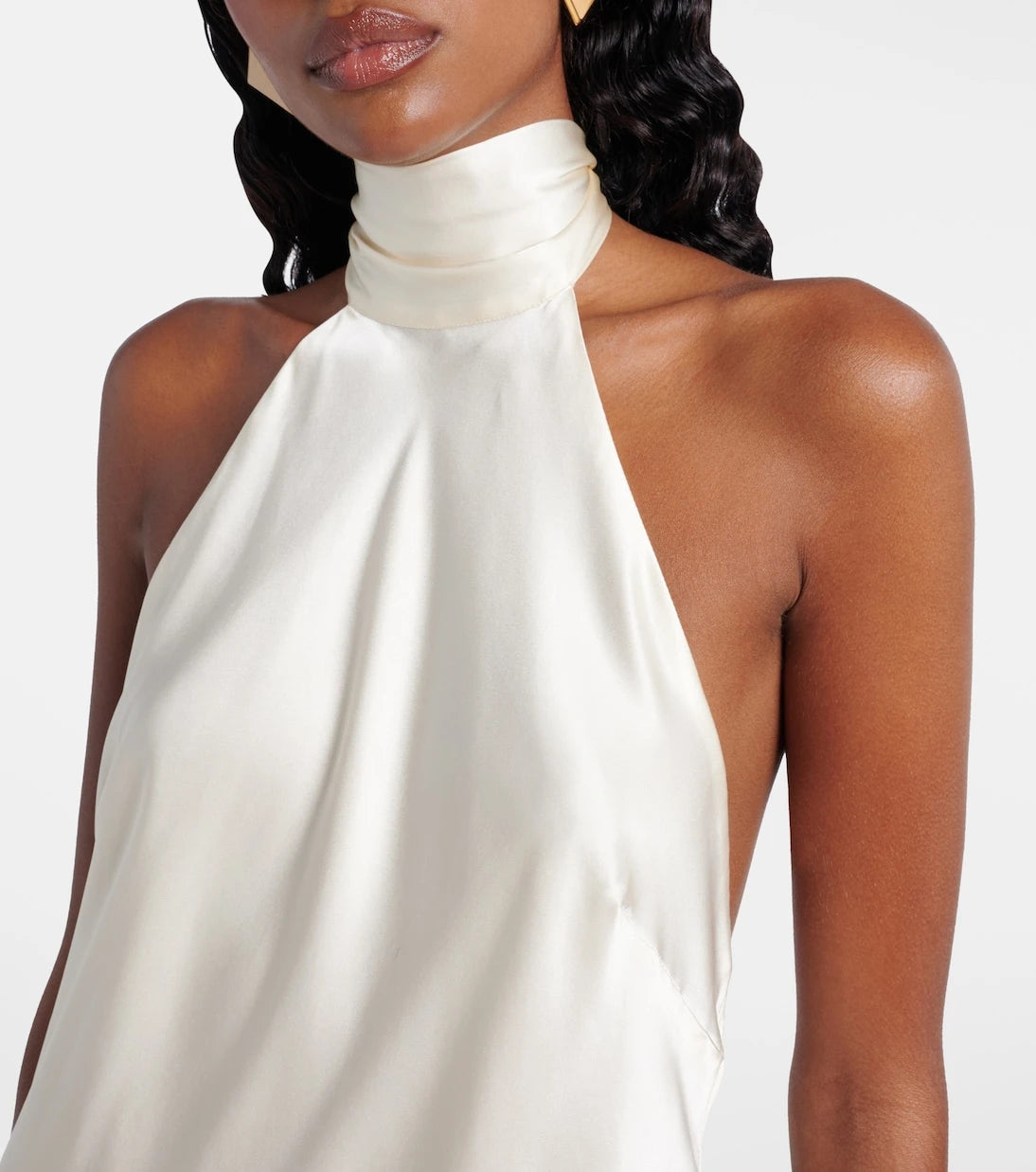 Rixo - Capucine silk satin minidress