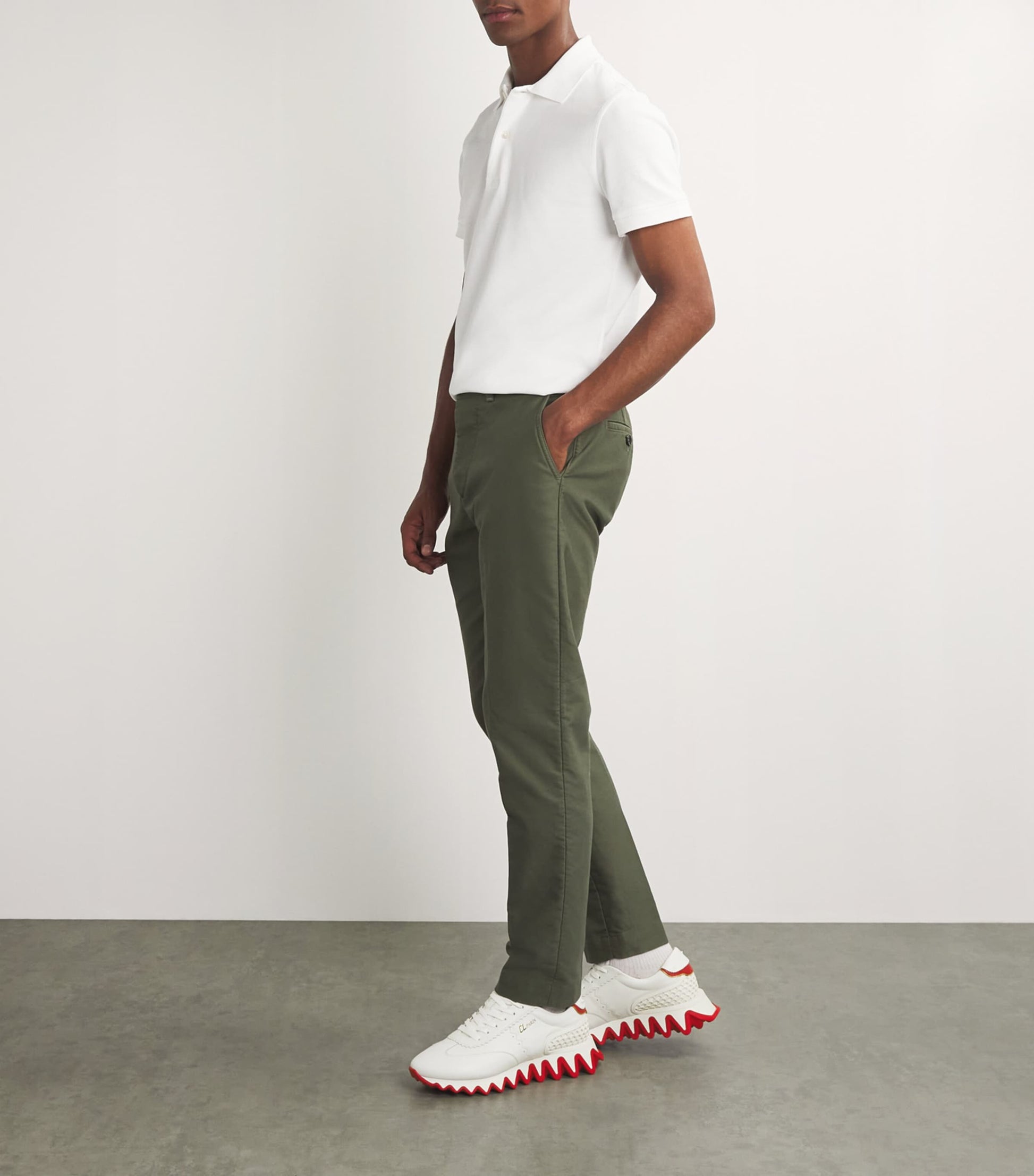 Loubishark Leather Sneakers