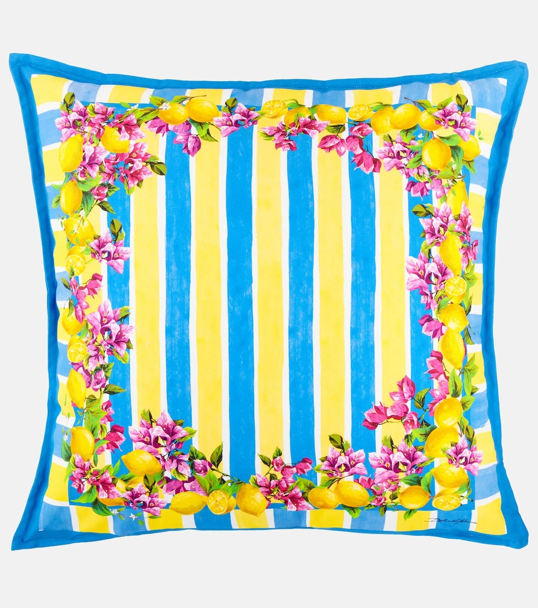 Dolce&Gabbana Casa - Taormina striped cotton cushion
