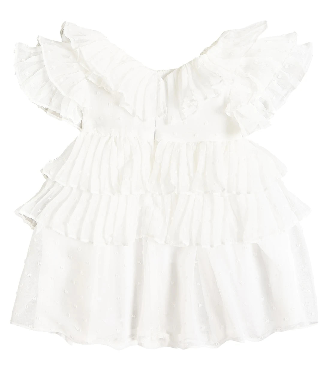 Patachou - Baby tiered ruffled tulle dress