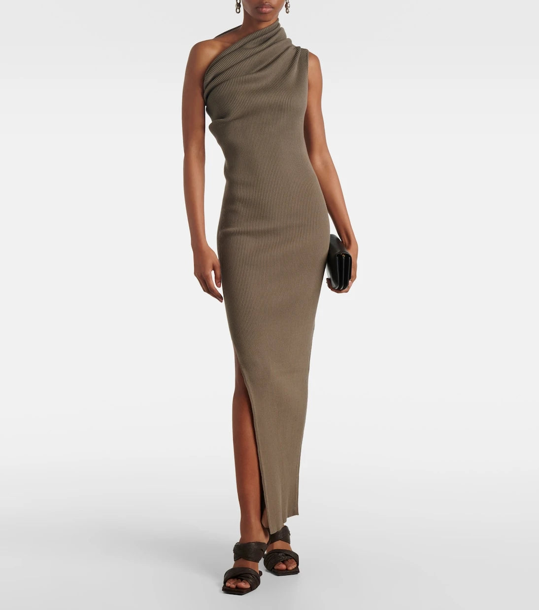 Rick Owens - One-shoulder maxi dress